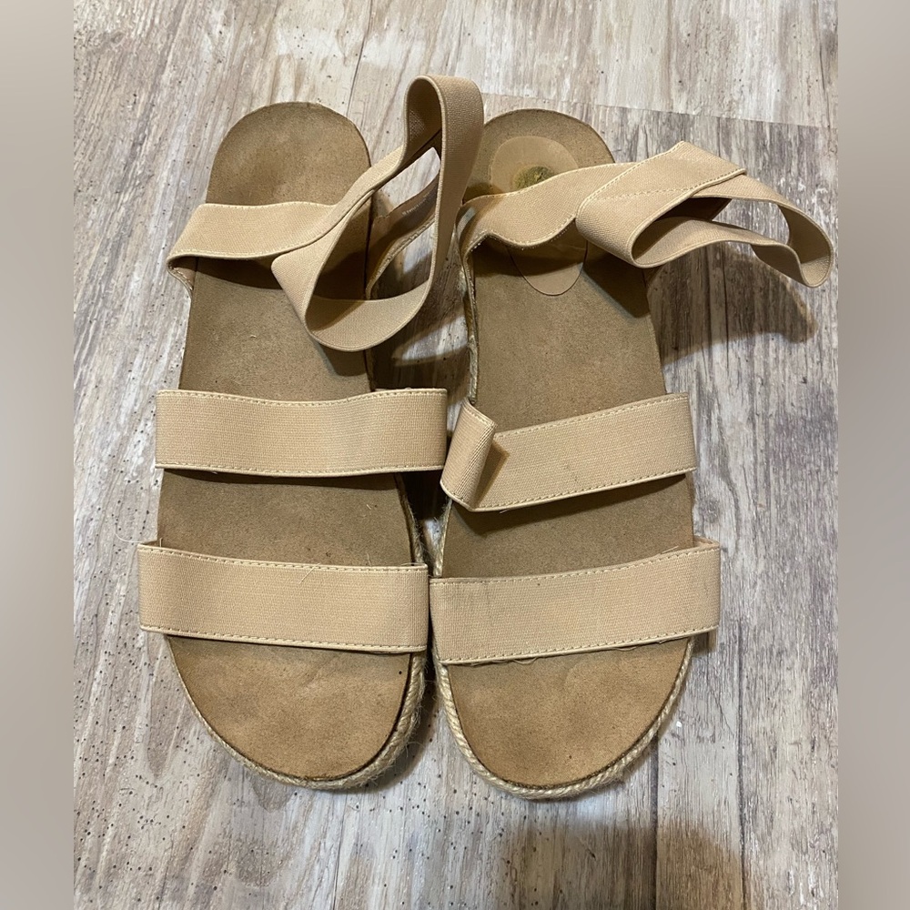 Platform Stretch Sandals